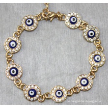 Evil Eye - Runde Form Diamant Armband (XBL13492)